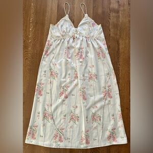 Dior Floral Slip/Tie Dress (shortened)